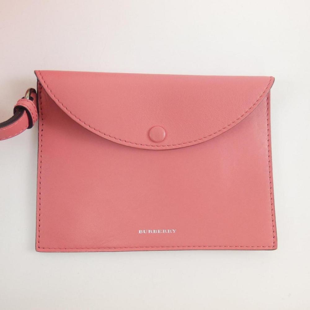 Burberry Pink Handbag Leather - Picture 7 of 7